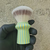 "Aqua Lemon Stripe" Nimbus with 29mm A1 fan knot